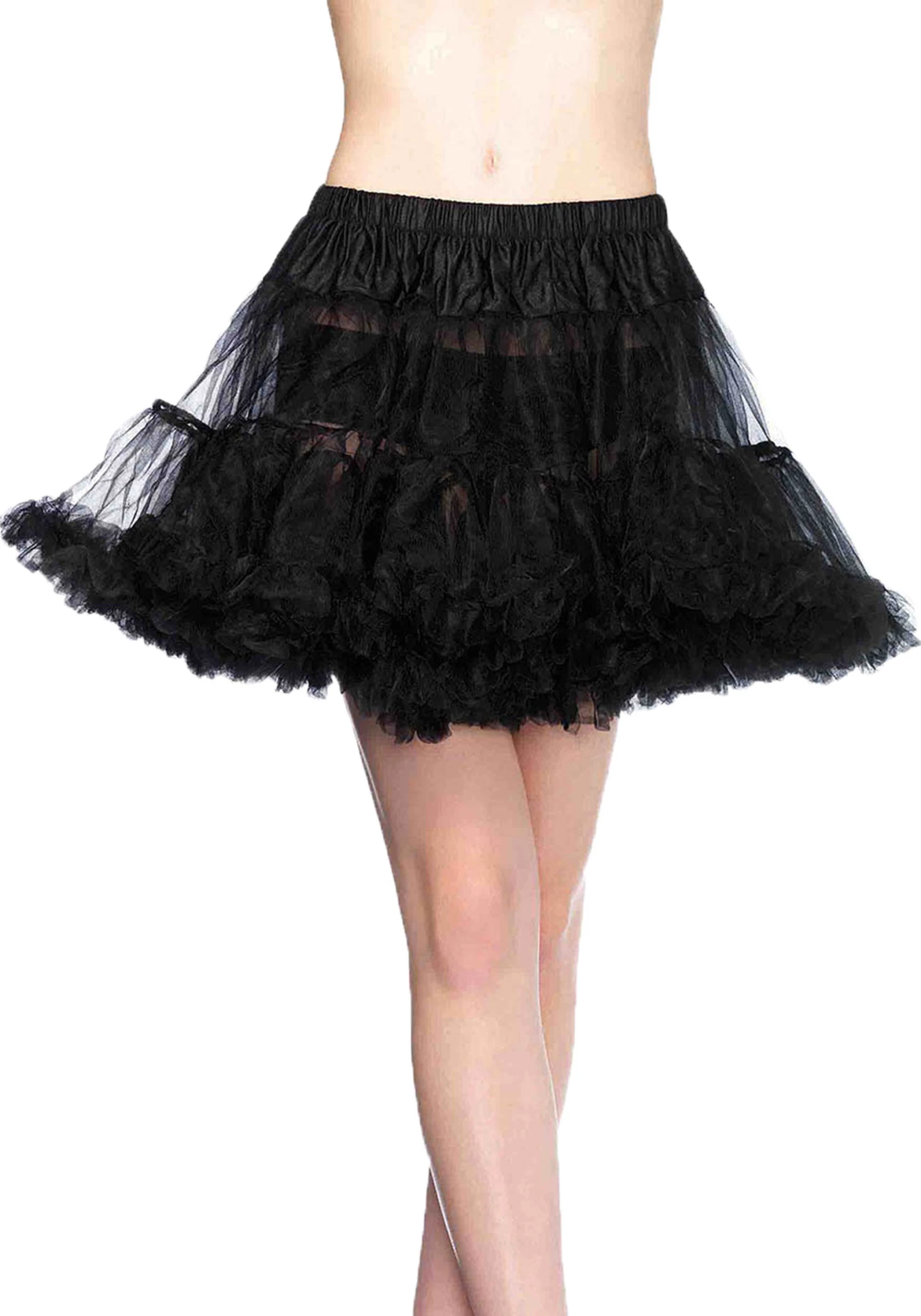 Leg Avenue Black Layered Tulle Petticoat 1 Leg Avenue Black Layered Tulle Petticoat