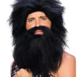 Rubies Costume Co. Inc Black Prehistoric Wig And Beard