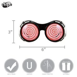 Elope Black & Red | X-Ray Goggles -Cheap Halloween Store black red x ray goggles alt 4