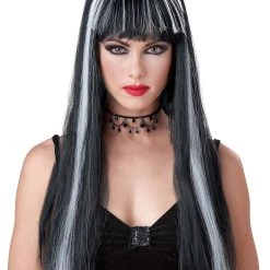 Seasons (HK) Ltd. White And Black Witch Wig