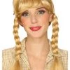 Rubies Costume Co. Inc Blonde Braided Wig