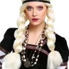 Partytime Costume & Lingerie (Yiwu) Factory Blonde Viking Wig