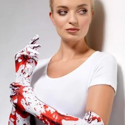 Smiffys Blood Splatter Gloves