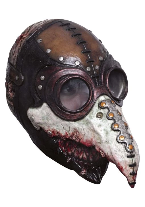 Ghoulish Productions Bloody Plague Dr Peste Mask -Cheap Halloween Store bloody dr peste plague mask