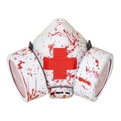 Bauer Pacific Bloody Red Cross GasMask
