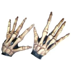 Ghoulish Productions Large Bone Colored Skeleton Hands