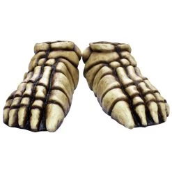 Ghoulish Productions Adult Bone Colored Skeleton Feet