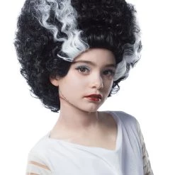 Cheap Halloween Store -Cheap Halloween Store bride of frankenstein wig child adult2