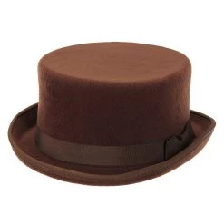 Elope Brown John Bull Top Costume Hat -Cheap Halloween Store brown john bull hat alt 2