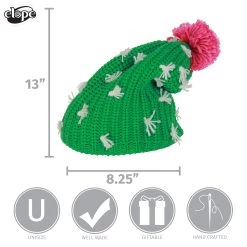 Elope Cactus Knit Slouch Beanie -Cheap Halloween Store cactus knit slouch beanie alt 4