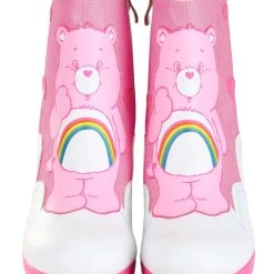 Dongguan Pei Feng Shoes Co., Ltd. Care Bears Ankle Boots: Cheer Bear -Cheap Halloween Store care bears cheer bear ankle boots alt 3