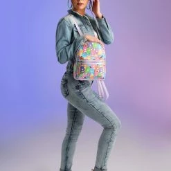 OMG Handbags Care Bears All Over Print Mini Backpack -Cheap Halloween Store care bears classic all over print mini backpack alt 11