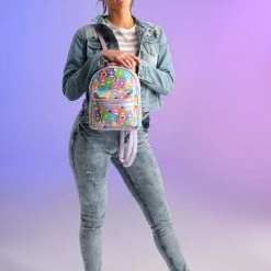 OMG Handbags Care Bears All Over Print Mini Backpack -Cheap Halloween Store care bears classic all over print mini backpack alt 12