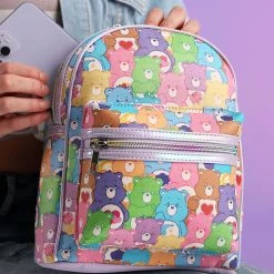 OMG Handbags Care Bears All Over Print Mini Backpack -Cheap Halloween Store care bears classic all over print mini backpack alt 13