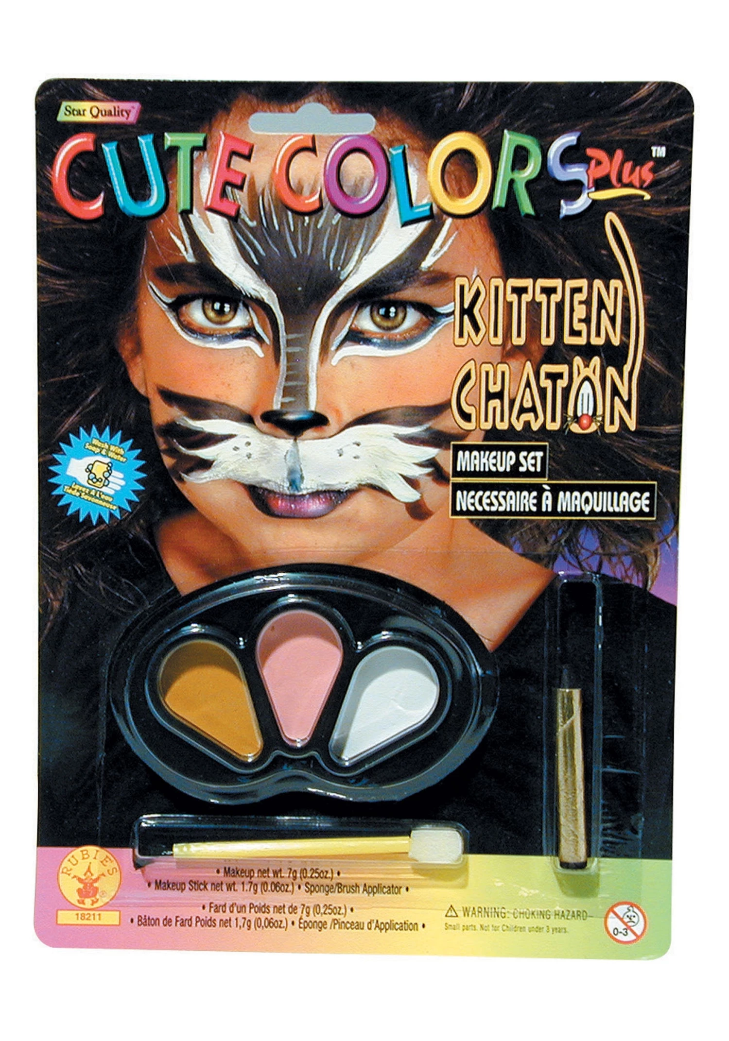 Rubies Costume Co. Inc Kitten Makeup Set 1 Rubies Costume Co. Inc Kitten Makeup Set