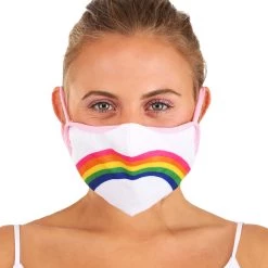 Elope Face Mask Cheer Bear Pack -Cheap Halloween Store cheer bear face mask pack alt 2