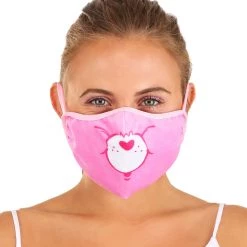 Elope Face Mask Cheer Bear Pack -Cheap Halloween Store cheer bear face mask pack alt 3