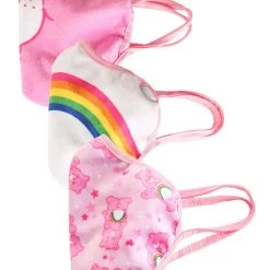 Elope Face Mask Cheer Bear Pack -Cheap Halloween Store cheer bear face mask pack alt 4