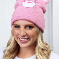 Elope Care Bears Cheer Bear Knit Hat For Adults -Cheap Halloween Store cheer bear knit hat alt 2
