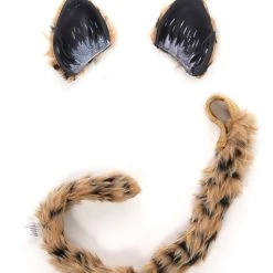 Elope Cheetah Cat Tail And Ears Set -Cheap Halloween Store cheetah cat and ears tail set alt 2