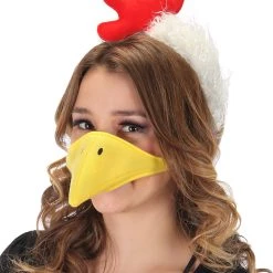Elope Chicken Plush Headband & Beak Kit