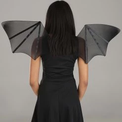 Elope Chiffon Bat Costume Wings -Cheap Halloween Store chiffon bat costume wings alt 2