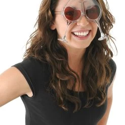 Elope Clear/Rose Wine Goblet Eyeglasses