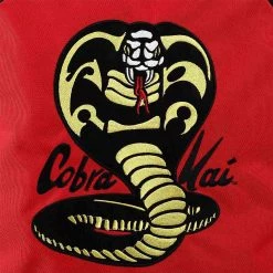 Bioworld Merchandising / Independent Sales Cobra Kai Embroidered Laptop Backpack -Cheap Halloween Store cobra kai embroidered patches laptop backpack alt 6