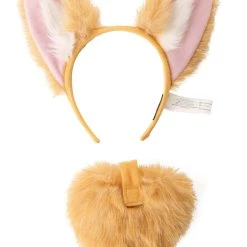 Elope Corgi Ears Headband & Tail Kit -Cheap Halloween Store corgi ears headband tail kit alt 2