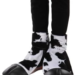 Elope Cow Costume Slip On Back Hooves -Cheap Halloween Store cow costume back hooves alt 2