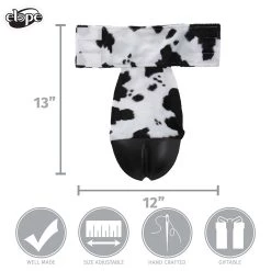 Elope Cow Costume Slip On Back Hooves -Cheap Halloween Store cow costume back hooves alt 5