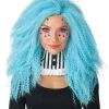 California Costume Collection Crimped 'n Kooky Blue Wig For Adults