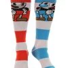 Elope Knee High Cuphead & Mugman Striped Socks