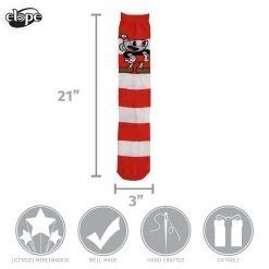 Elope Knee High Cuphead & Mugman Striped Socks -Cheap Halloween Store cuphead mugman striped knee high socks alt 2