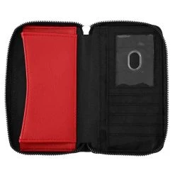 Bioworld Merchandising / Independent Sales DC Comics Harley Quinn Wristlet -Cheap Halloween Store dc comics harley quinn tech wristlet alt 2