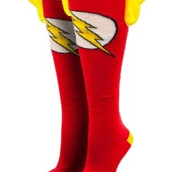 Bioworld Merchandising / Independent Sales DC Comics Flash Knee High Wing Socks