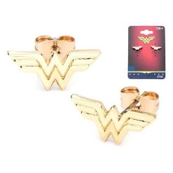 SALESONE DC Comics Wonder Woman Logo Stud Earrings