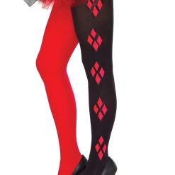 Rubies Costume Co. Inc DC Women's Harley Quinn Tights