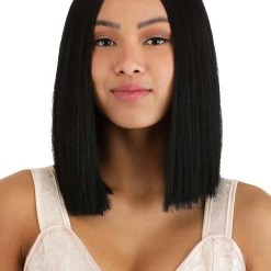 Partytime Wig Deep Black Long Bob Wig For Women