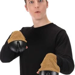 Elope Deer Costume Brown Front Hooves -Cheap Halloween Store deer costume front hooves alt 2