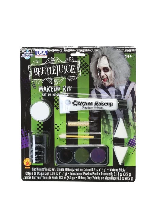 Rubies Costume Co. Inc Deluxe Beetlejuice Makeup Kit -Cheap Halloween Store deluxe beetlejuice makeup kit