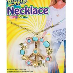 Forum Novelties, Inc Deluxe Hippie Peace Sign Necklace