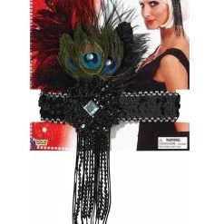 Forum Novelties, Inc Deluxe Peacock Flapper Headband