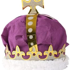 Beistle Deluxe Purple Crown