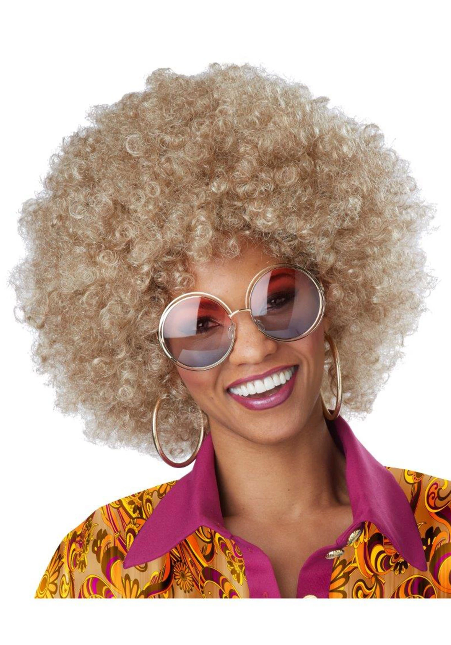 California Costume Collection Dirty Blonde Afro Wig 1 California Costume Collection Dirty Blonde Afro Wig