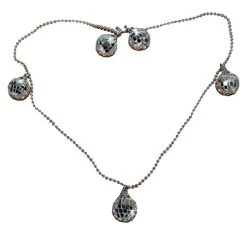 Funny Fashions Disco Ball Necklace