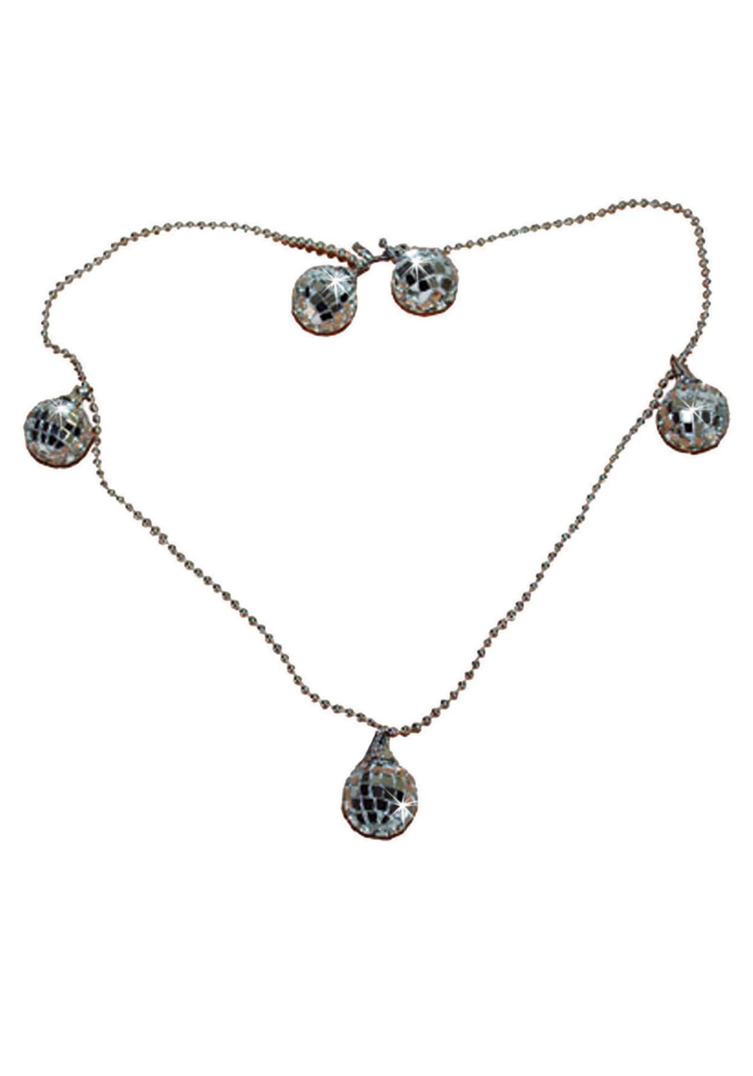 Funny Fashions Disco Ball Necklace 1 Funny Fashions Disco Ball Necklace
