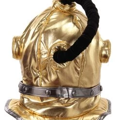 Elope Gold Diving Bell Plush Helmet -Cheap Halloween Store diving bell plush helmet alt 3