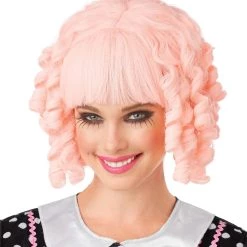 Seasons (HK) Ltd. Light Pink Doll Wig Accessory