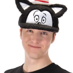 Elope Dr. Seuss Cat In The Hat Fuzzy Adult Cap -Cheap Halloween Store dr seuss cat in the hat fuzzy cap alt 2